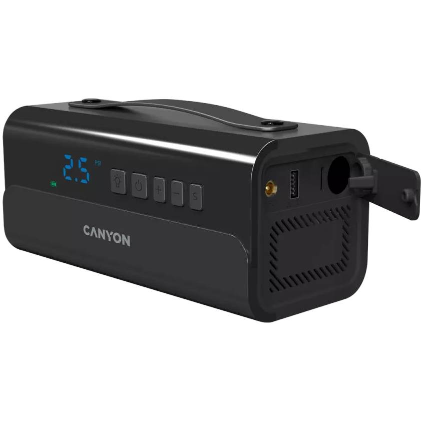 Автомобільний компресор CANYON AP-118 Air Pump 100PSI 200W (CND-AI201CB)