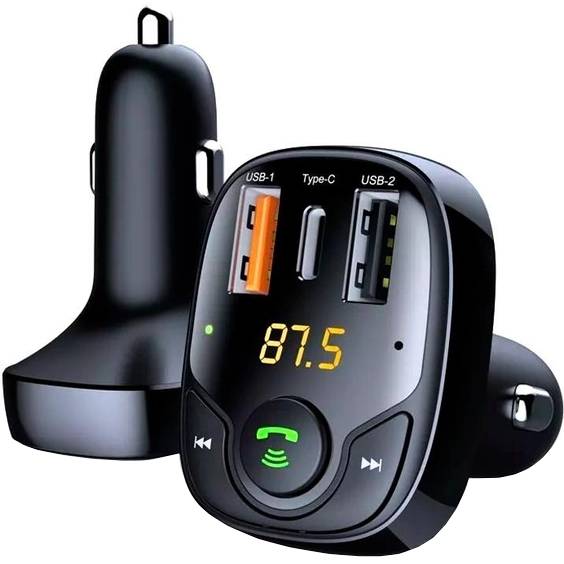 FM трансмиттер PROOVE Power PD-01 2USB+Type-C (44885black) Совместимость универсальные