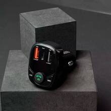 FM трансмиттер PROOVE Power PD-01 2USB+Type-C (44885black)
