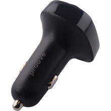 FM трансмітер PROOVE Power PD-01 2USB+Type-C (44885black)