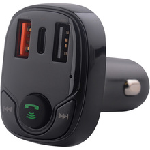 FM трансмітер PROOVE Power PD-01 2USB+Type-C (44885black)