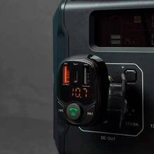 FM трансмиттер PROOVE Power PD-01 2USB+Type-C (44885black)