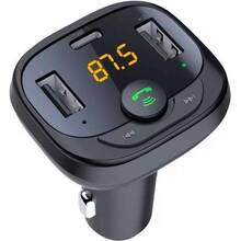 FM трансмиттер PROOVE Singer PD-02 2USB+Type-C (44886black)