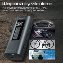 Портативний автокомпресор PROMATE aerify.black