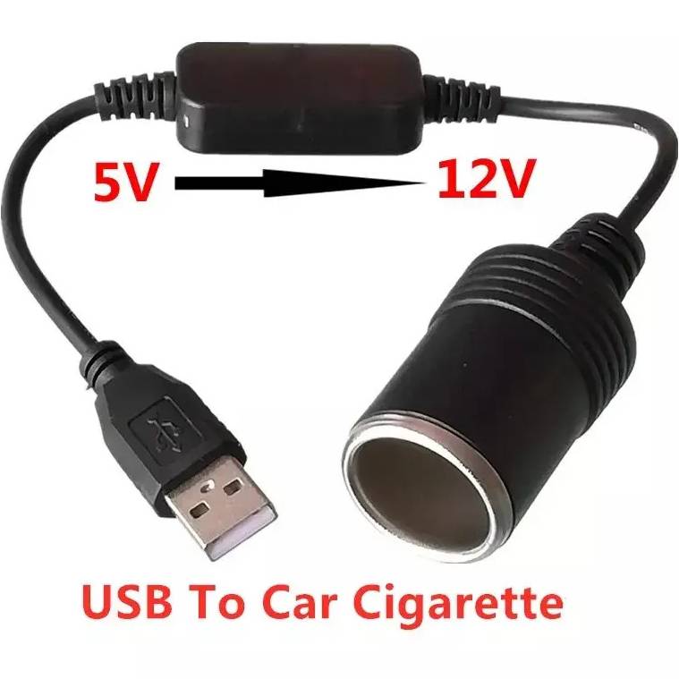 Зовнішній вигляд Адаптер-перетворювач XOKO CC-512 з 5 В USB на 12 В прикурювач (CC-512)
