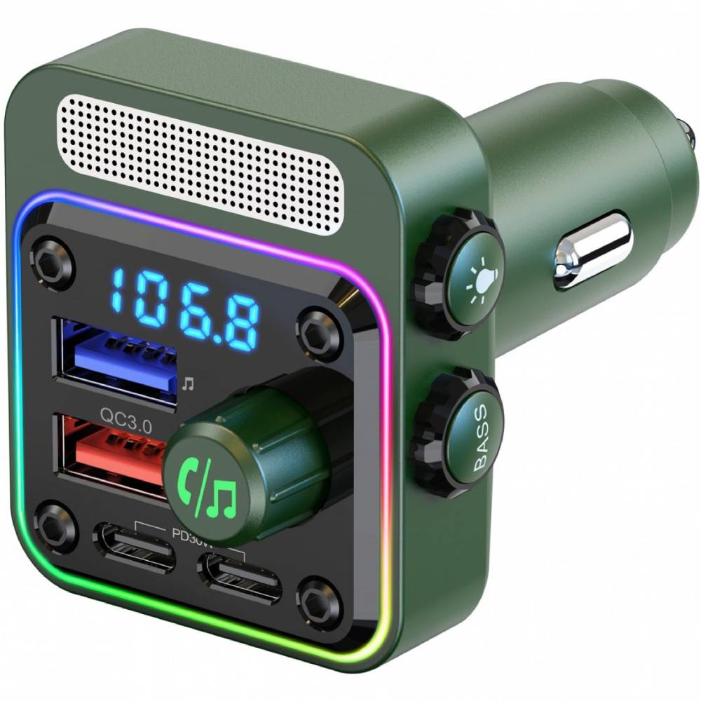 Внешний вид FM-трансмиттер ASPIRING Wave 11 54W Green (WA.7002)