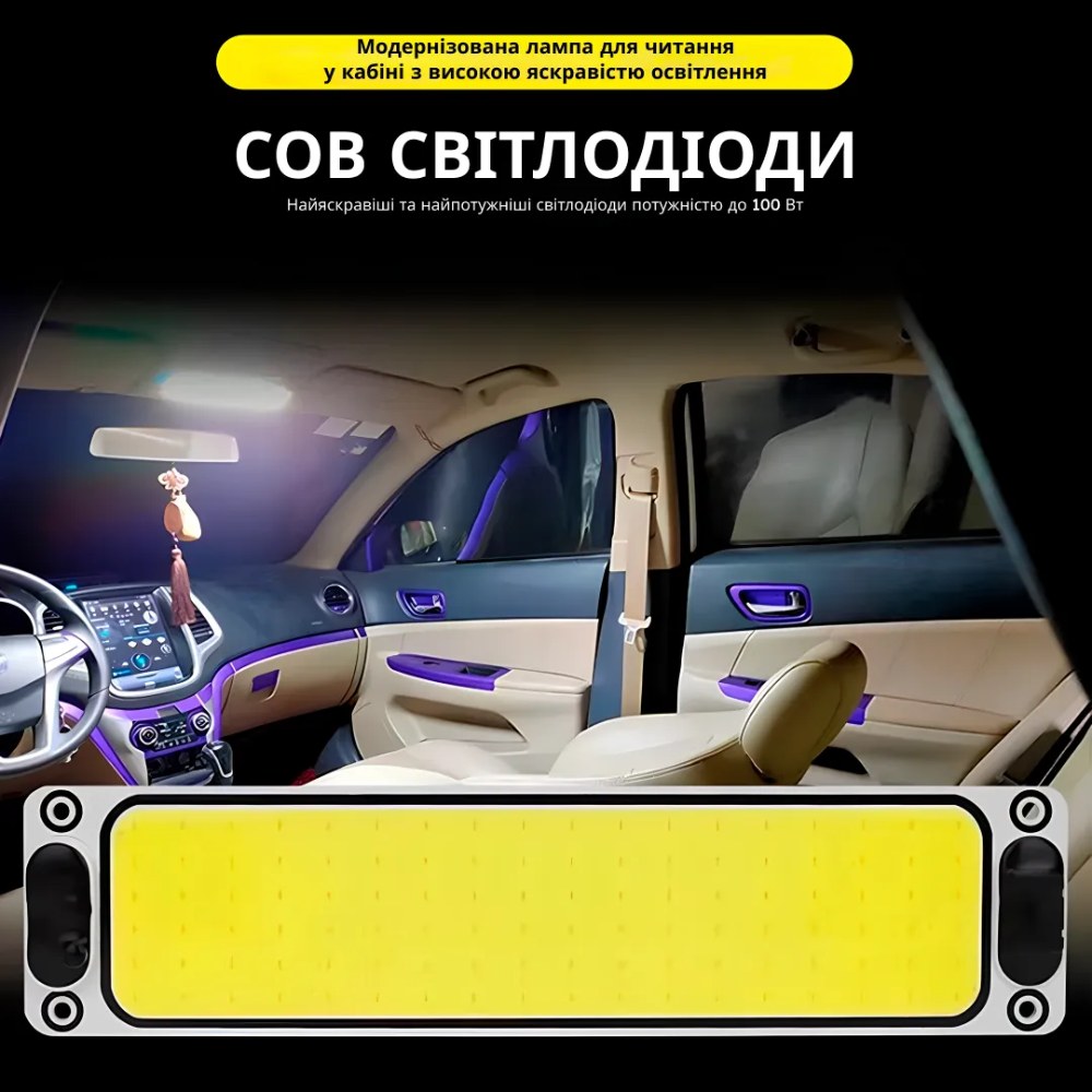 Светодиодный фонарик для авто INSPIRE Car Led108 Led bead (Car-Led-108) Дополнительные характеристики задняя панель из алюминиевого сплава