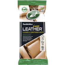 Салфетки для очистки и кондиционирования кожи TURTLE WAX Luxe Leather Wipes 24 шт (54097)