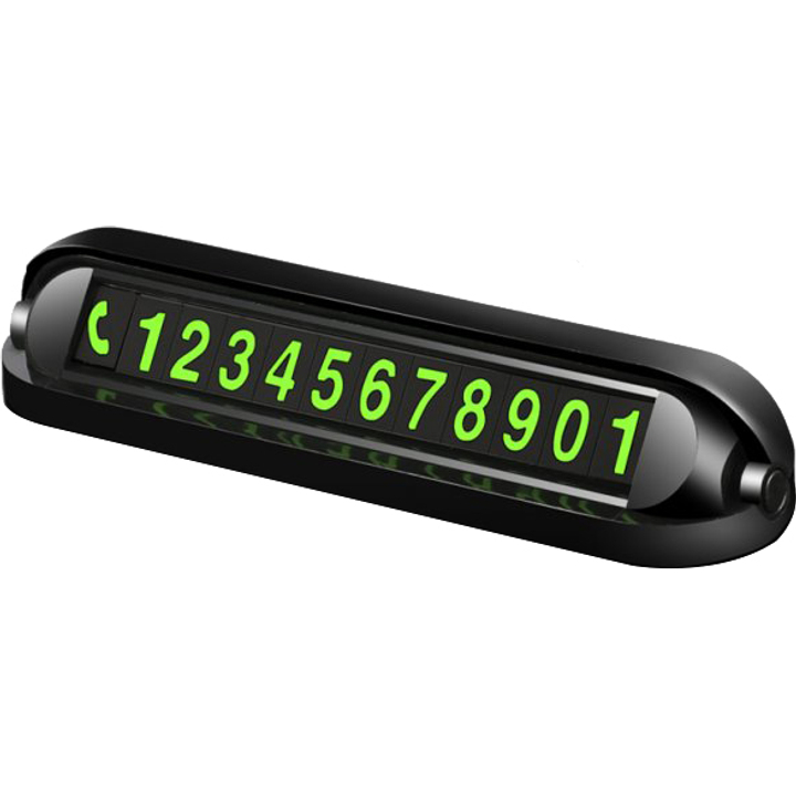 Автовізитка XOKO Number Detect 001 Black (XK-ND-001)