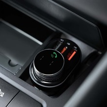 FM-трансмиттер PROOVE Sound Link 30W (PD+QC3.0) Type-C+USB Black (FMSL30110001)