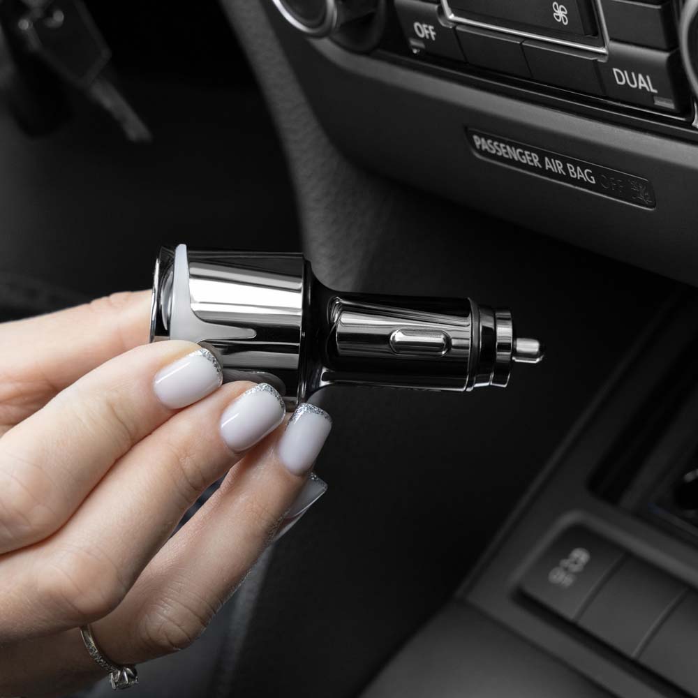 FM-трансмиттер PROOVE Nexus 30W (PD+QC3.0) Type-C+USB Black (FMNX30110001) Дополнительно Поддержка протоколов QC3.0, PD FCP, AFC, BC1.2, Apple 2.4A; Выходной разъем USB+Type-C; Воспроизведение: TF-карта, FM-радио, Bluetooth