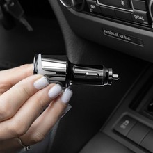 FM-трансмиттер PROOVE Nexus 30W (PD+QC3.0) Type-C+USB Black (FMNX30110001)