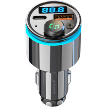 FM-трансмиттер PROOVE Nexus 30W (PD+QC3.0) Type-C+USB Black (FMNX30110001)