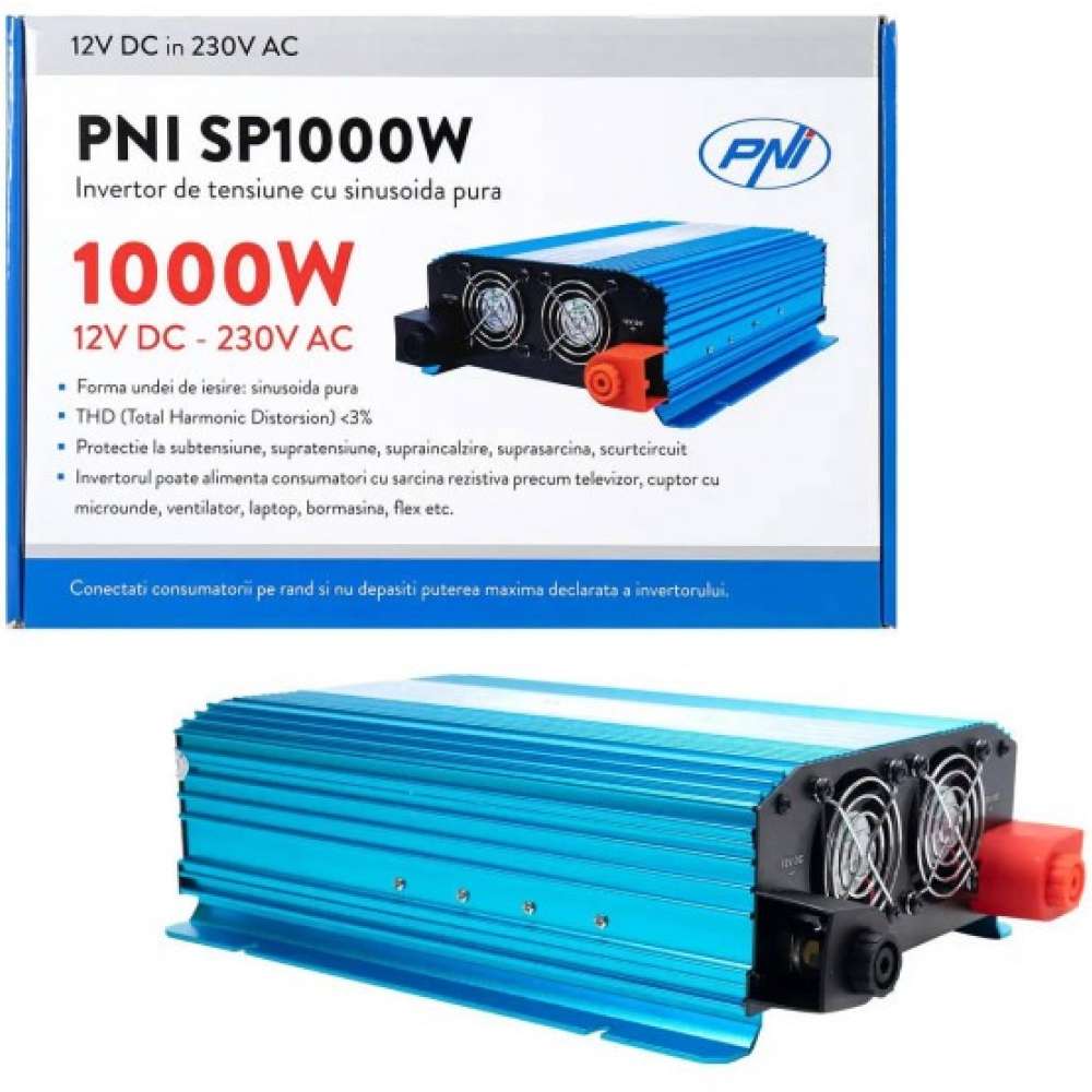 Зовнішній вигляд Інвертор PNI І1000W PNI-SP1000W