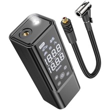Портативный компрессор HOCO ZP7 5000mAh Black (6942007614511)