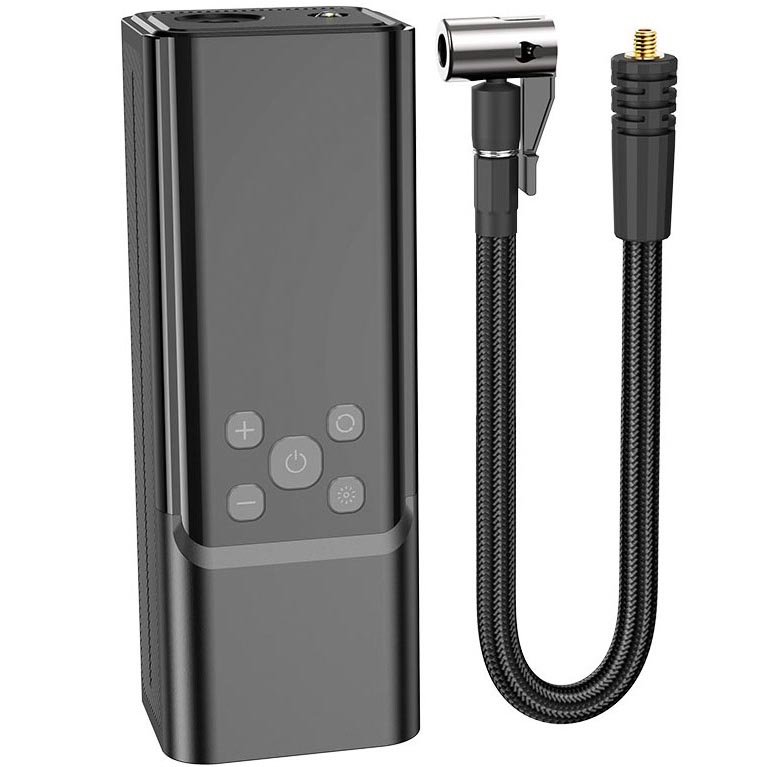 Портативный компрессор HOCO ZP7 5000mAh Black (6942007614511)
