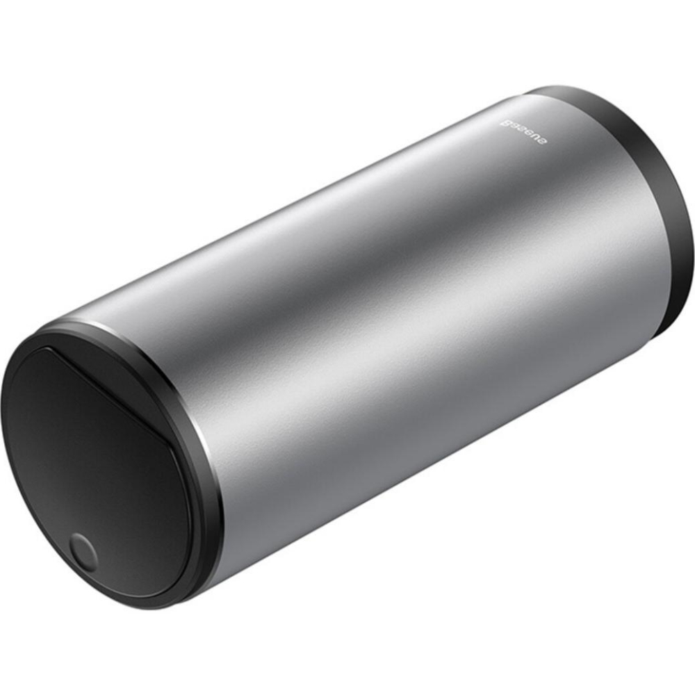 Автомобильный контейнер для мусора BASEUS Gentleman Style Dark Gray (CRLJT-0G) Дополнительно Размеры: 70 х 70 х 163 мм; Емкость резервуара: 500 мл; Комплектация: контейнер для мусора, 30 шт одноразовых мусорных пакетов