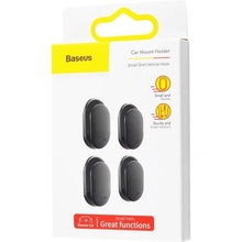 Гачки-тримачі автомобільні BASEUS Small Shell Vehicle Hook 4 шт Black (ACGGBK-01)