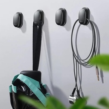 Гачки-тримачі автомобільні BASEUS Small Shell Vehicle Hook 4 шт Black (ACGGBK-01)