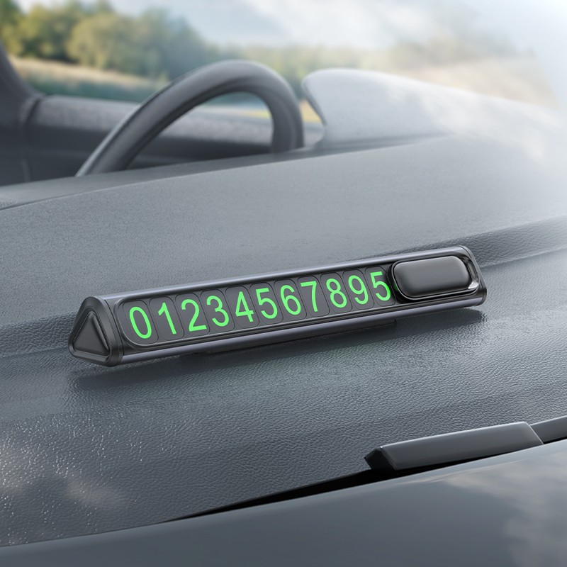 Замовити Паркувальна карта BOROFONE FC3 Ronny може бути захищена від parking sign Black Metal Gray (6941991118760)