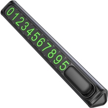 Паркувальна карта BOROFONE FC3 Ronny може бути захищена від parking sign Black Metal Gray (6941991118760)