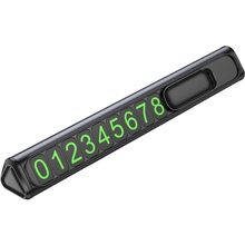 Паркувальна карта BOROFONE FC3 Ronny може бути захищена від parking sign Black Metal Gray (6941991118760)