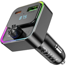 FM-трансмітер HOCO E81 Fantasy PD30W+QC3.0 BT FM Black (6942007612296)