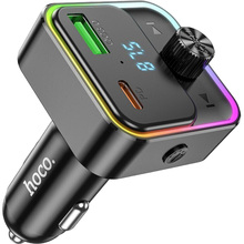 FM-трансмітер HOCO E81 Fantasy PD30W+QC3.0 BT FM Black (6942007612296)
