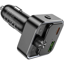 FM-трансмітер HOCO E81 Fantasy PD30W+QC3.0 BT FM Black (6942007612296)