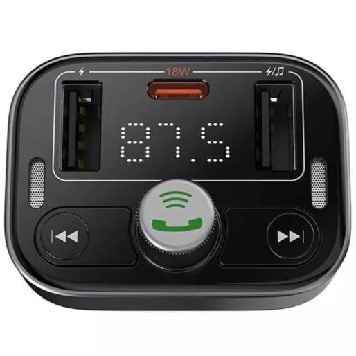FM-трансмітер BASEUS S-09 Pro Black (C10762200113-00) Сумісніть універсальні