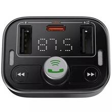 FM-трансмітер BASEUS S-09 Pro Black (C10762200113-00)