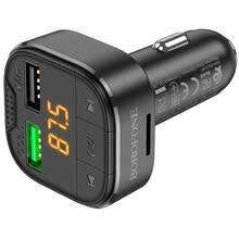 FM-трансмітер BOROFONE BC43 Black (BC43B)