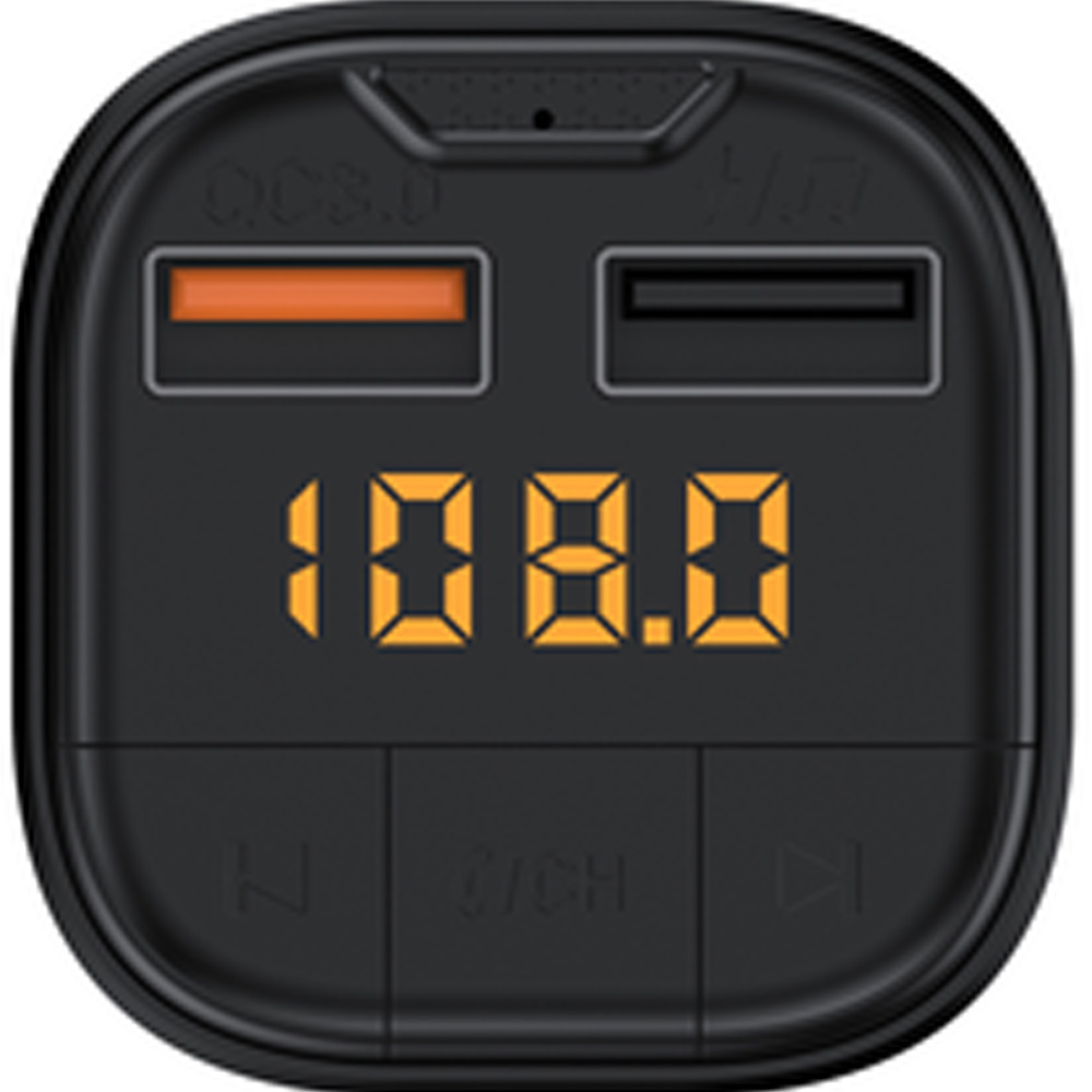 FM-трансмиттер ARMORSTANDART ASF1 18W QC3.0 2xUSB Вlack (ARM82826) Поддерживаемые карты памяти Micro-SD