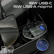 Автомобільний органайзер PROMATE CarMate-RPD Black (carmate-rpd.black)