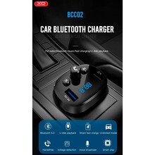 FM-трансмітер XO BCC-02 Black (ВCC-02)