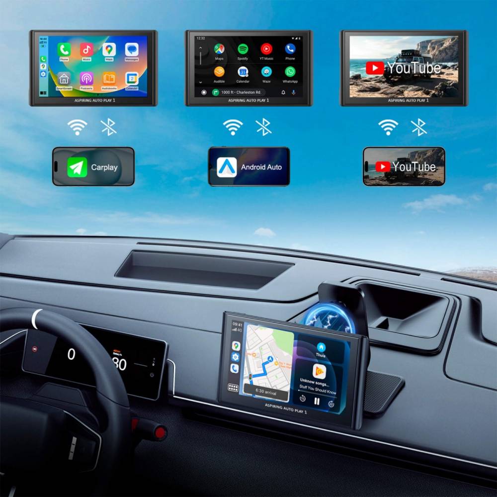 Фото 15 Автомобильный монитор ASPIRING Auto Play 1 (LX-BT701)
