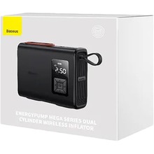 Автокомпрессор BASEUS Mega EnergyPump Series Dual Cylinder Wireless Inflator (CRNL060001)