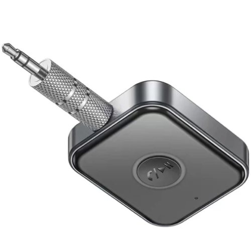 Bluetooth-адаптер BOROFONE BC55 Suave Black (6941991112225) Дополнительно Интерфейс подключения: 3.5 мм AUX-джек и USB Type-C (для зарядки); Версия Bluetooth: 5.3; Время использования: 8 ч; Емкость аккумулятора: 150 мАч; Размер: 46 x 39.5 x 13 мм; Встроенный микрофон; Кнопки управления: громкость, вызовы