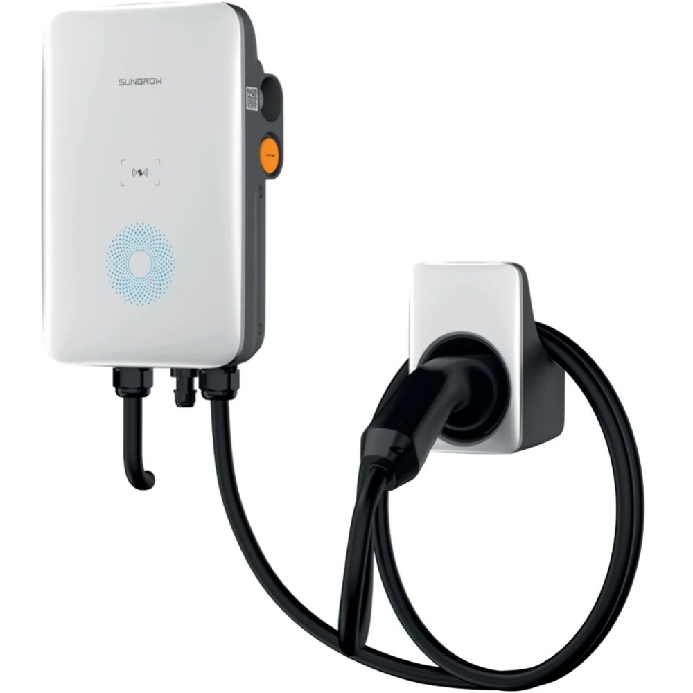 Зарядная станция для электромобиля SUNGROW Type2 7kW 32A 1-Ph (AC007E-01)