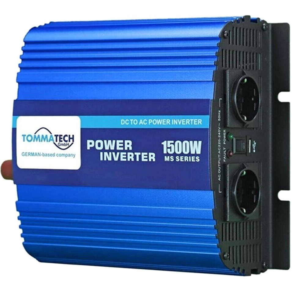 Инвертор напряжения TOMMATECH MS-1500 Входное напряжение 12