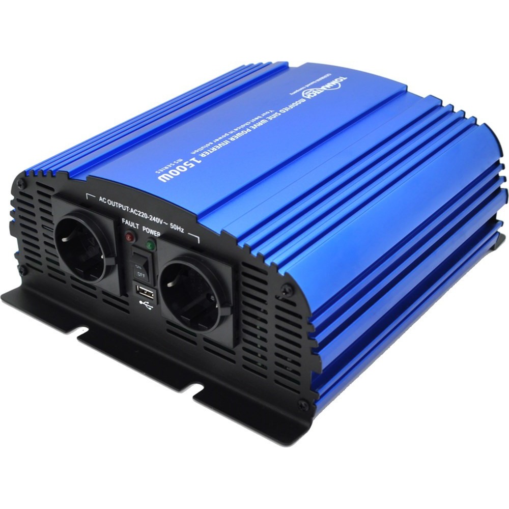 Инвертор напряжения TOMMATECH MS-1500 Выходное напряжение 220