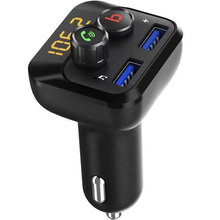 FM-трансмітер GRAND-X MegaBass, Bluetooth V5.0 Hands Free MicroSD 2USB 1A+2,4A (98GRX)