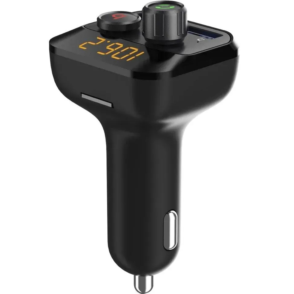 FM-трансмітер GRAND-X MegaBass, Bluetooth V5.0 Hands Free MicroSD 2USB 1A+2,4A (98GRX) Вхідна напруга 24