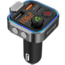 FM-трансмітер GRAND-X MegaBass Bluetooth V5.0 Hands Free Quick Charge 3.0 PD 20W (99RGX)
