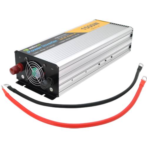 Инвертор напряжения SOLINVED Sol-Yb24-1500M 24V/220V 1500W Дополнительно 2 Shuko, клеммы, разъем USB