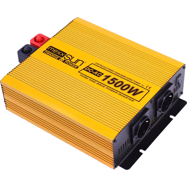 Инвертор напряжения MEXXSUN 24V/220V 1500W (MXSPSW-1500-24S) Материал  металл