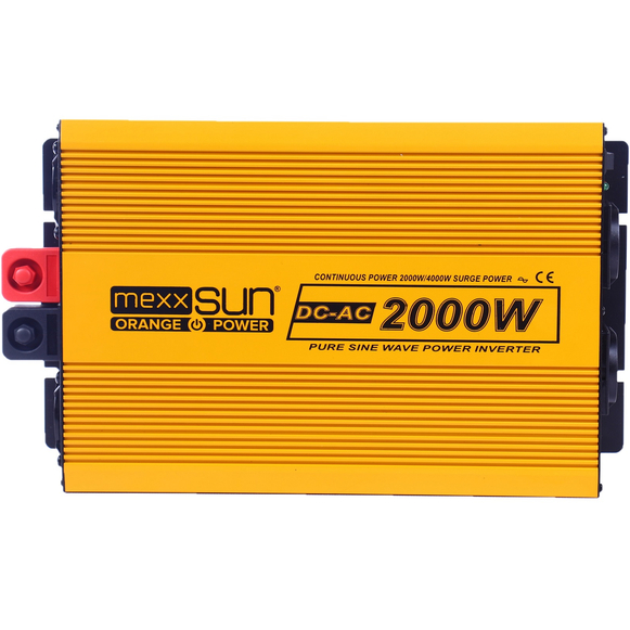 Інвертор напруги MEXXSUN 12V/220V 2000W (MXSPSW-2000-12S)