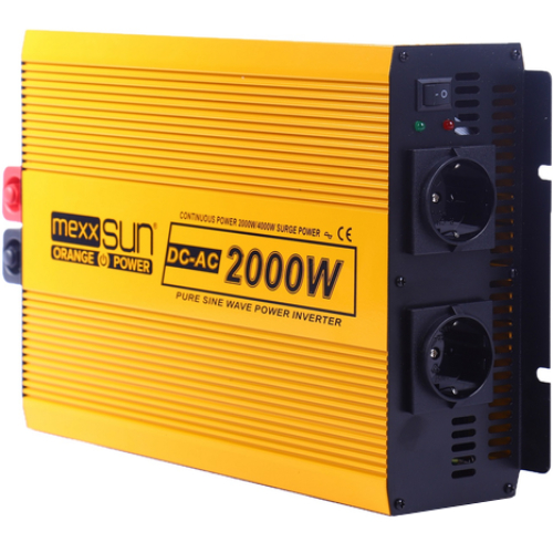 Інвертор напруги MEXXSUN 12V/220V 2000W (MXSPSW-2000-12S) Номінальна потужність 2000