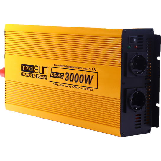 Інвертор напруги MEXXSUN 12V/220V 3000W (MXSPSW-3000-12S) Вхідна напруга 12