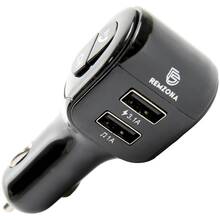 FM-трансмиттер REMZONA Vibe 15W FMAA-01BK (6934247659476)